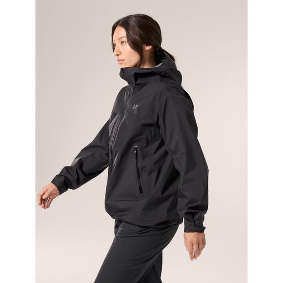 NEW Arc'teryx Black Waterproof Beta Jacket, Women's Size Medium - Picture 1 of 16